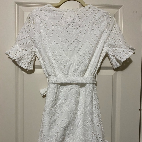 New White Eyelet Lace Romper w/ Ruffles - NWOT - Picture 7 of 9